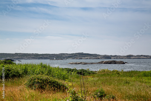 Swedish West Coast. Sea coast landscape 