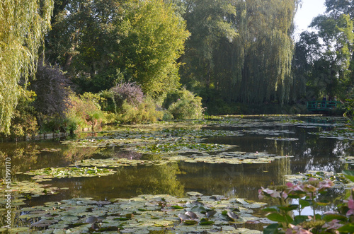 Claude Monet s garden and pond in Giverny France