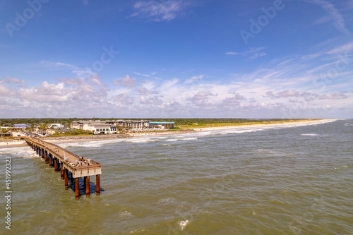 Fishing pier St Augustine Beach FL USA