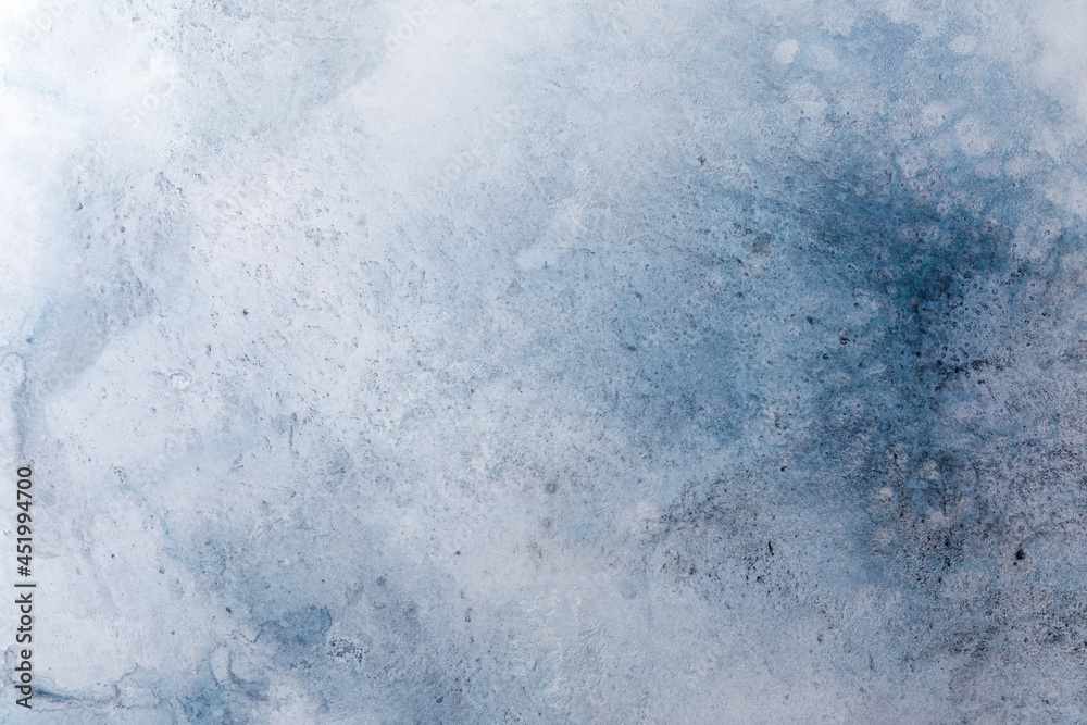 Fototapeta premium Blue drops and sprays concrete stone background texture surface copy space for design