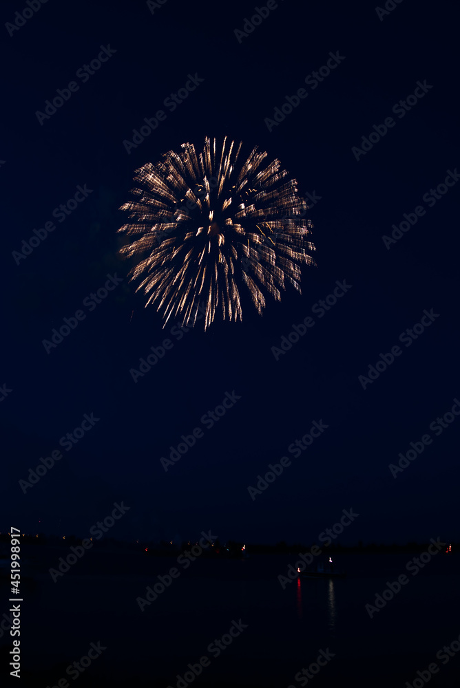 Beautiful Firework in the dark sky. Beautiful Firework in the dark sky.