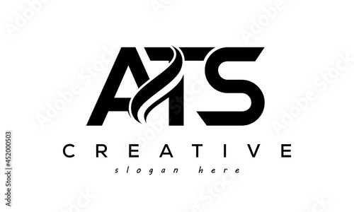 Letter ATS creative logo design vector	 photo