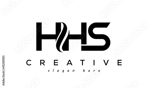 Letter HHS creative logo design vector	 photo