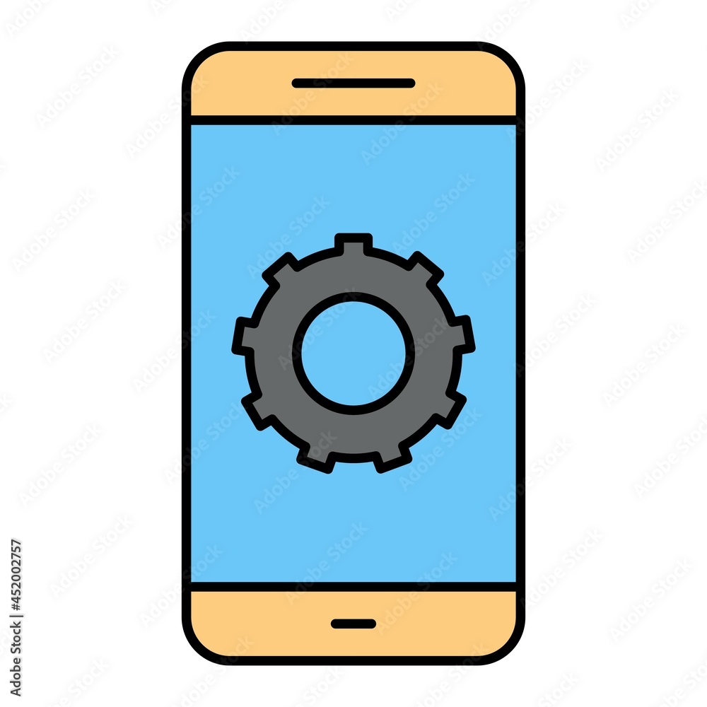 Vector App Development Filled Outline Icon Design Vector App Development Filled Outline Icon Design