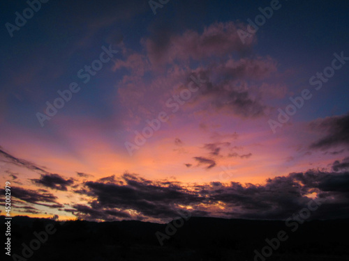 red sunset sky © Ignacio