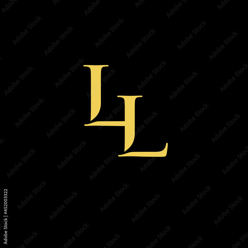 initial LL logo design vector initial LL logo design vector