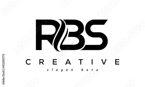 Letter RBS creative logo design vector	 photo