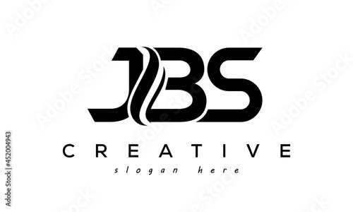 Letters JBS creative logo design vector	 photo