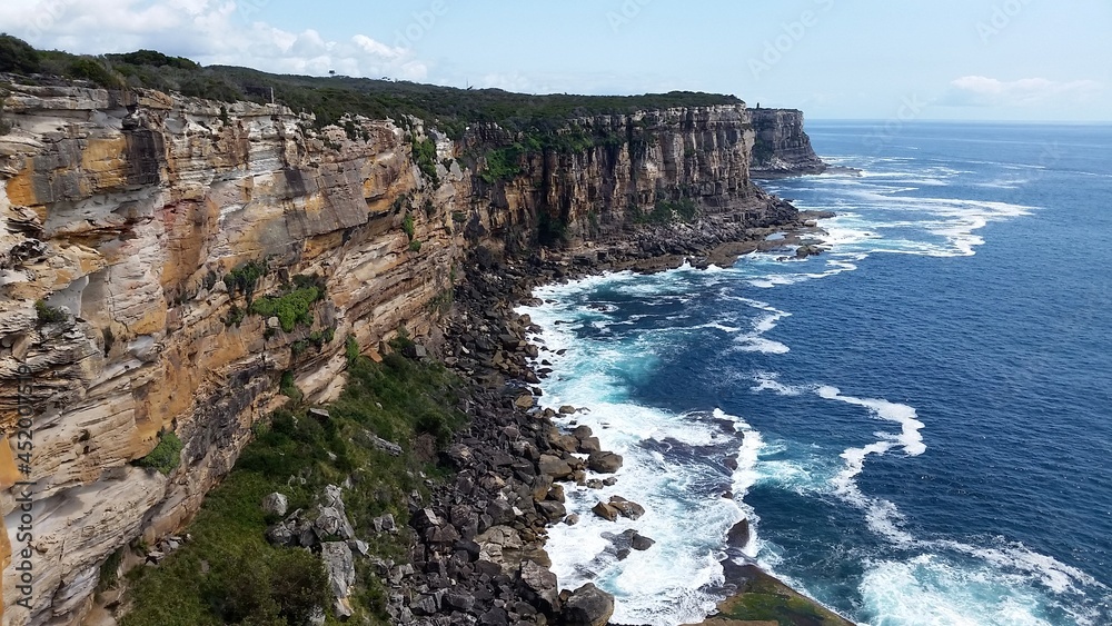 Scenic view of the Australian coast