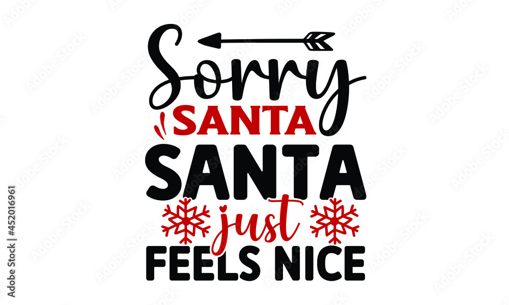 Naklejka premium New Christmas SVG T shirt Design