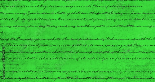 Written constitution of the United States 4k photo