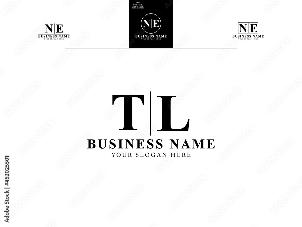 Letter TL Logo, Monogram tl logo icon vector with Abstract T& simple ...
