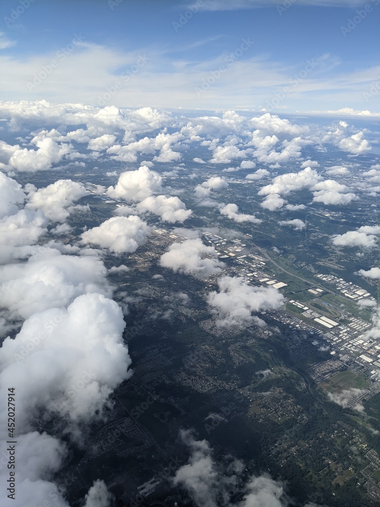 above the clouds