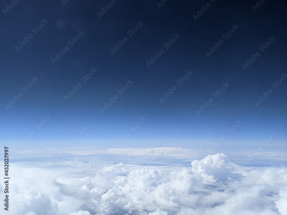 blue sky above the clouds blue sky above the clouds