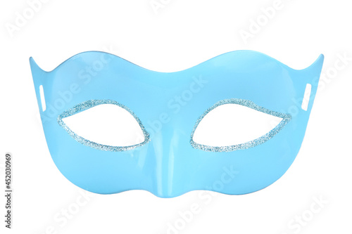 Carnival mask isolated on white background