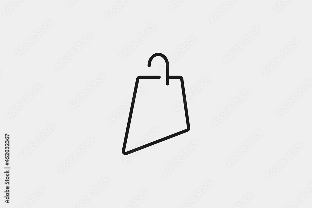 Bag vector can be used for logo design Bag vector can be used for logo design