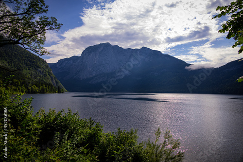 Lake Altaussee in Austria is a wonderful place for vacation and relaxation - travel photography