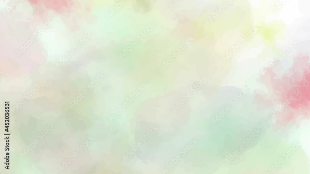 Fototapeta premium Abstract colorful watercolor for background. Digital art painting.