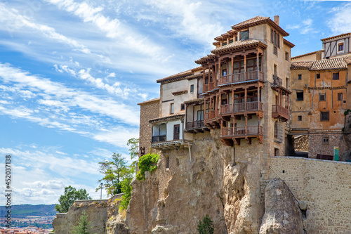 Hanging houses in Cuenca photo