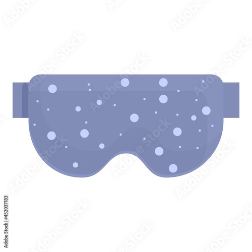 Sleeping mask icon cartoon vector. Sleep eye. Night blindfold