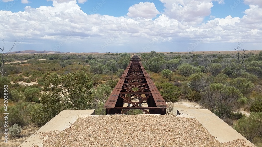 Railway in the outback