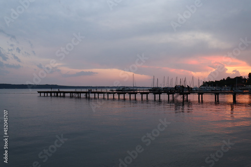 sunset at the pier © Iris