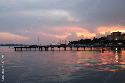 sunset at the pier © Iris