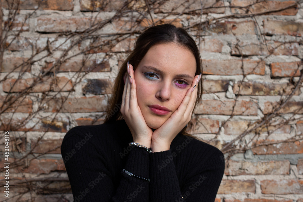 portrait of a confused person portrait of a confused person