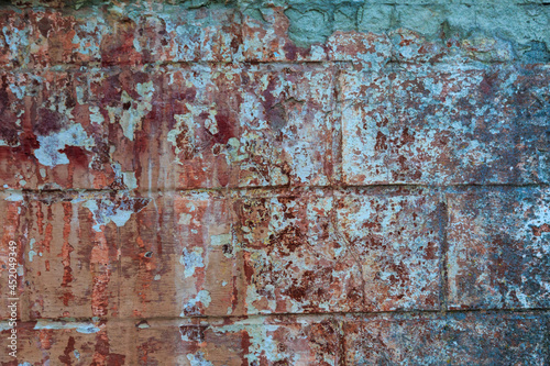 Old plaster texture. Grunge background. Plastered cracked wall surface for design.