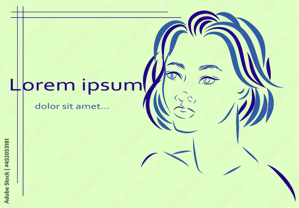 Great idea for decoration of beauty salons or Spa centers. can be used on business cards, banners, advertising posters. The original style of the author. Great idea for decoration of beauty salons or Spa centers. can be used on business cards, banners, advertising posters. The original style of the author.