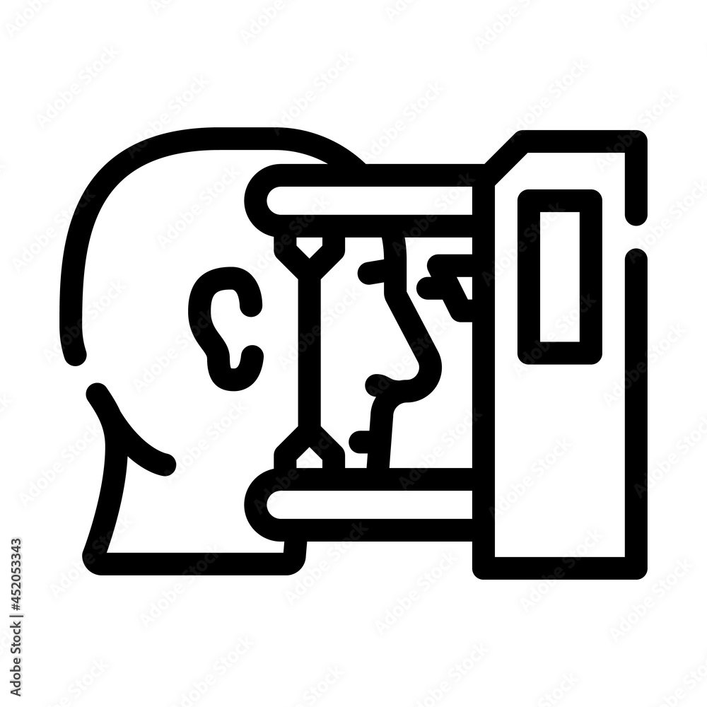 vision test ophthalmology line icon vector. vision test ophthalmology sign. isolated contour symbol black illustration vision test ophthalmology line icon vector. vision test ophthalmology sign. isolated contour symbol black illustration