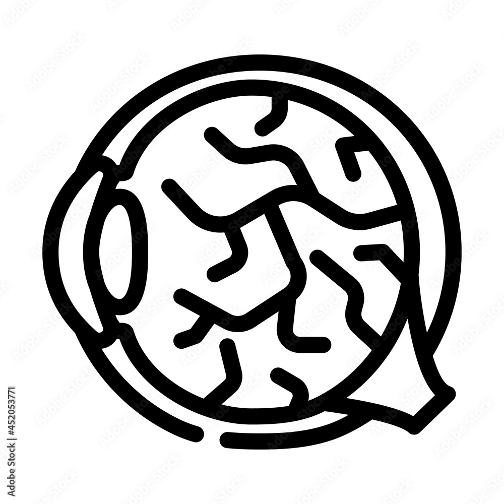 inflammation of eye ophthalmology line icon vector. inflammation of eye ophthalmology sign. isolated contour symbol black illustration inflammation of eye ophthalmology line icon vector. inflammation of eye ophthalmology sign. isolated contour symbol black illustration