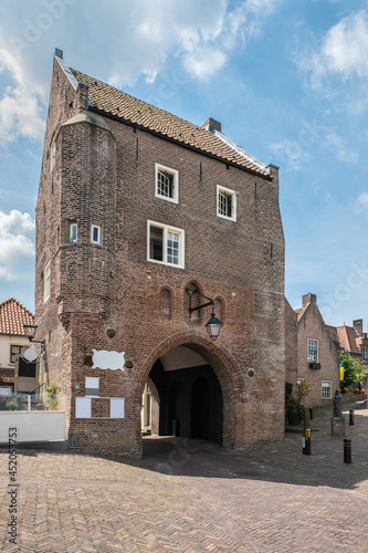 The Gevangenpoort in the fortified town of Woudrichem, Noord-Brabant Province, The Netherlands photo