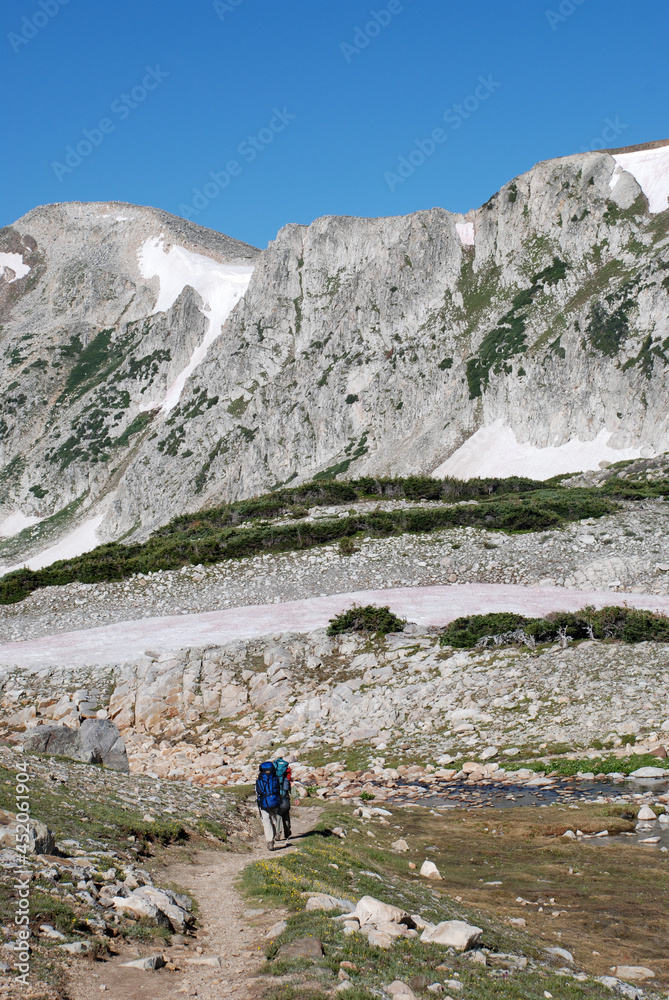 A rocky formation in the Snowy Range A rocky formation in the Snowy Range