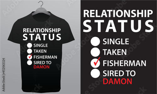 Relationship Status Select T-Shirts Royalty-Free T-Shirt Design Template