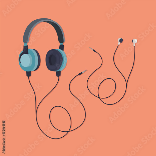 earphones pair design