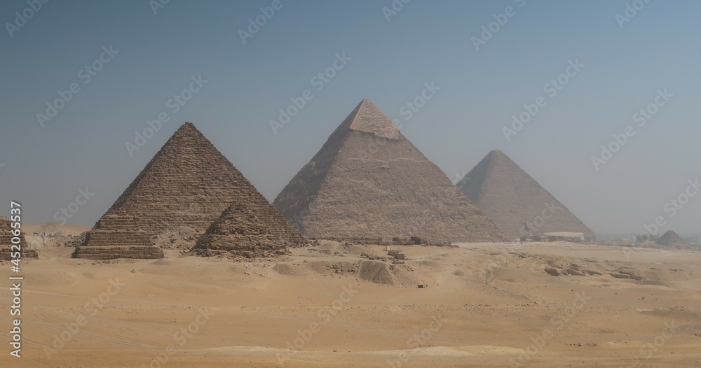 Pyramids on the Giza plateau. Egypt. Pyramids on the Giza plateau. Egypt.
