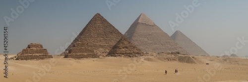 Pyramids on the Giza plateau. Egypt.