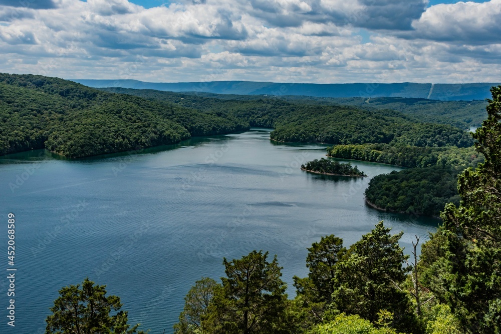 Raystown Lake From Hawns Overlook, Huntingdon County, Pennsylvania, USA