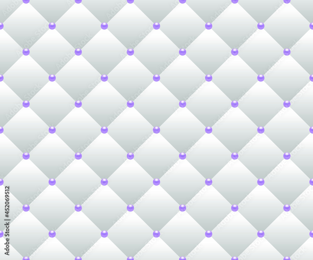White luxury background with beads and rhombuses. Vector illustration. White luxury background with beads and rhombuses. Vector illustration.