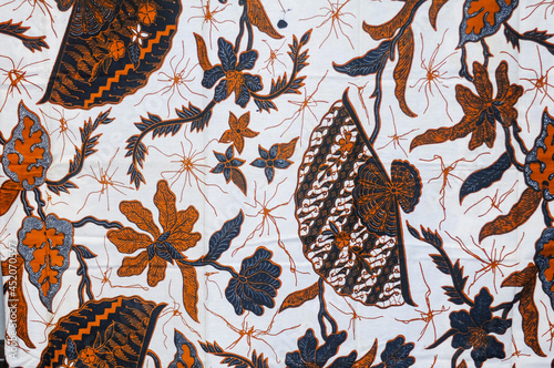 Obraz na płótnie pattern of old surakarta batik