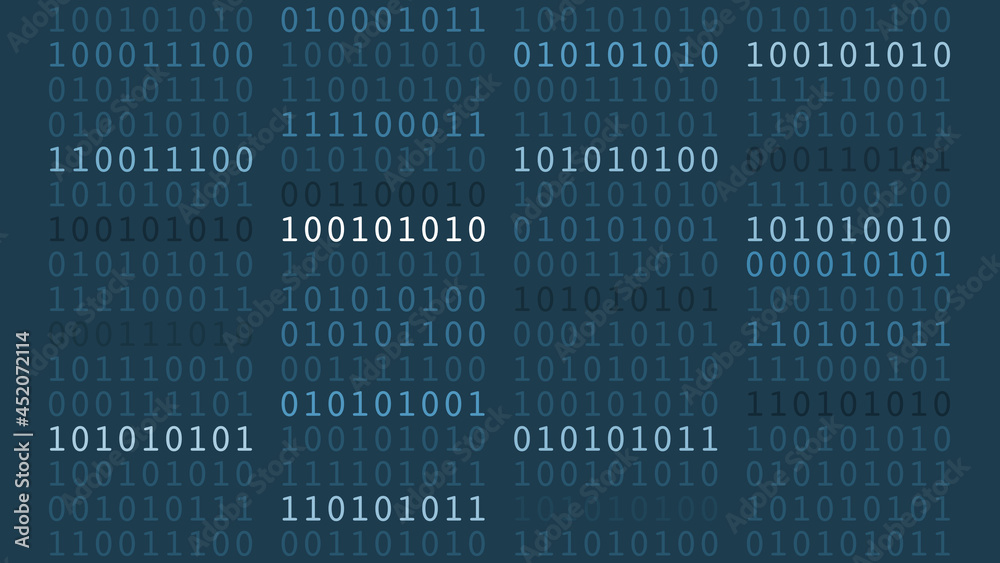 Vector wallpaper of binary number. Vector wallpaper of binary number.