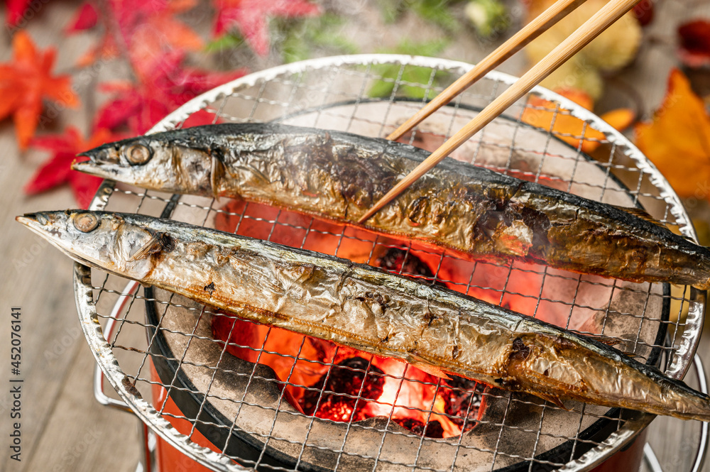 サンマの塩焼き　さんま　
