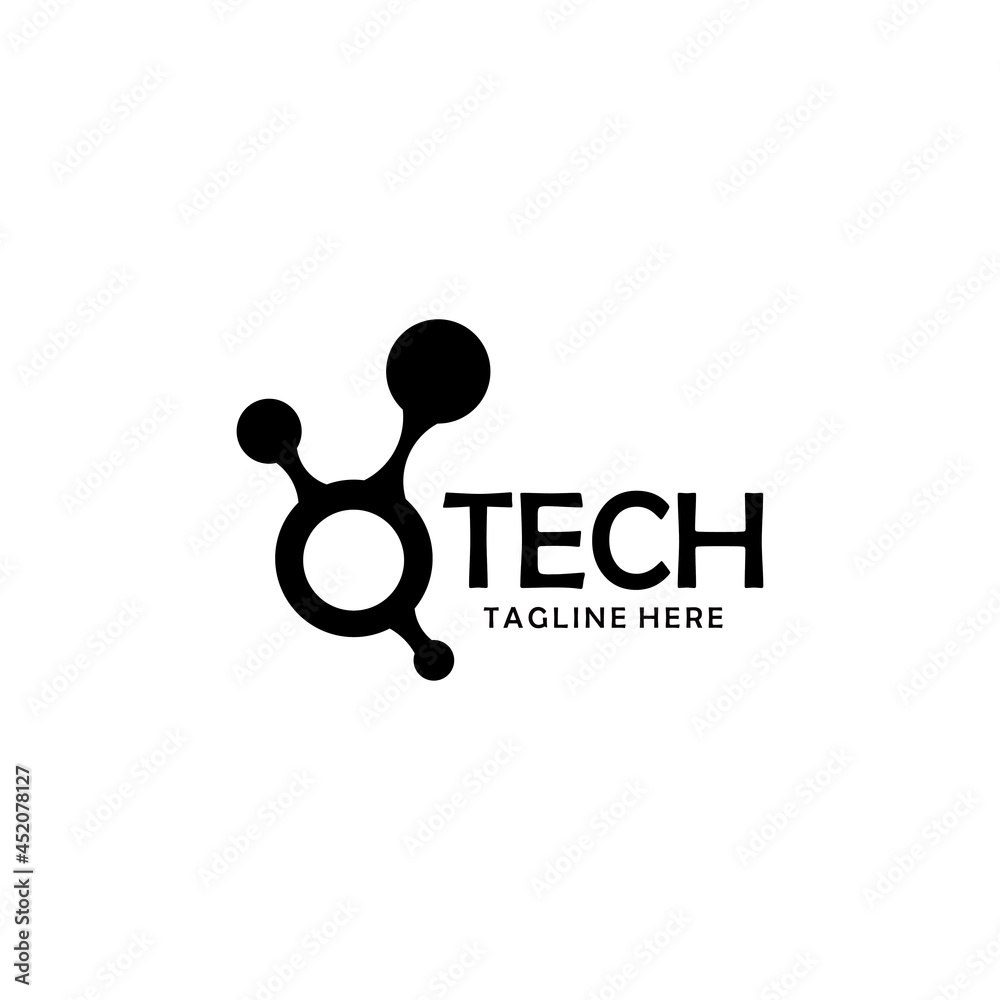 tech logo icon vector tech logo icon vector