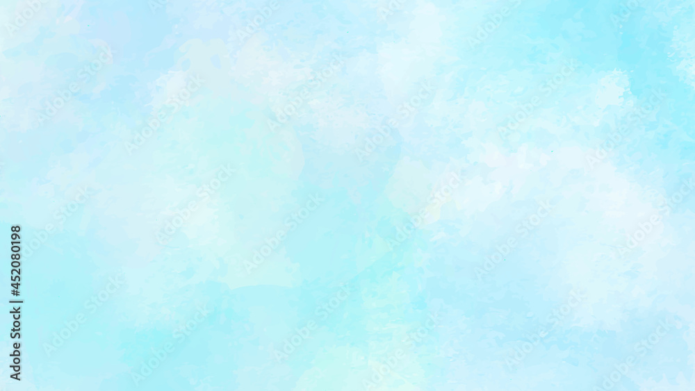 Blue water color abstract background