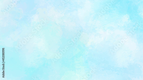 Blue water color abstract background