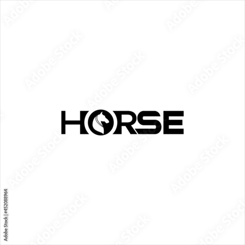 Creative Horse Logo Design, Featuring Equestrian Silhouette and Stallion Symbol for Sports and Equestrian Clubs