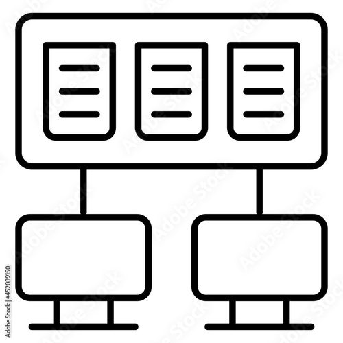 Db racks with monitors denoting concept of server hosting