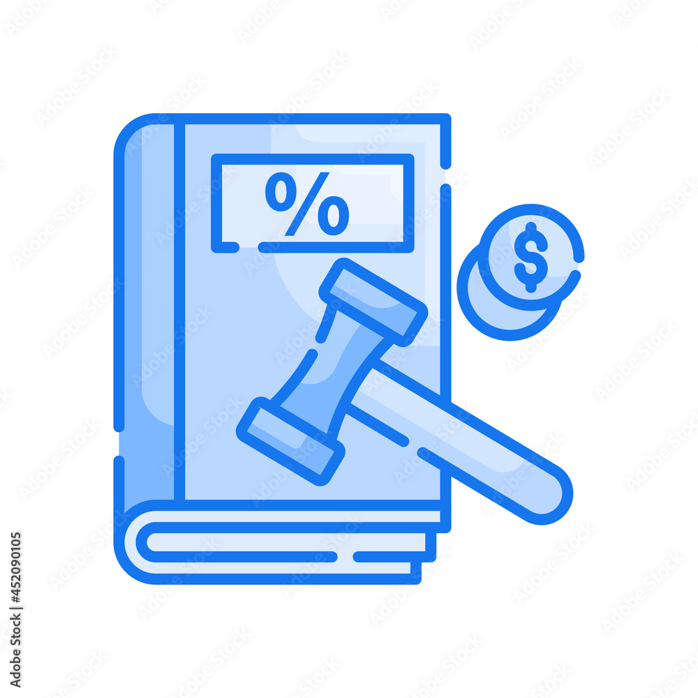 tax book vector blue colours icon style illustration. EPS 10 File tax book vector blue colours icon style illustration. EPS 10 File