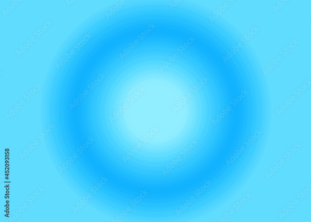 Blue abstract background with gradation circles.